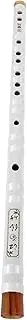 Toyvian Professional Bamboo Flute Woodwind Instrument for Beginners and Students Ergonomic Design with Durable Sound Flexible for Various Music Styles White Musical Instrument