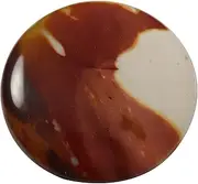 [Goyal Exports] Red Mookaite Jasper Round Cabochon Natural Loose Gemstone 49.75cts QC50, Loose Gemstone, Red Mookaite Jasper