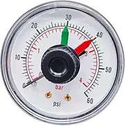 TGBoBiFiveY ECX2712B1 0-60PSI Boxed Pressure Gauge with Dial Replacement for Select Hayward Filters ec65 ec65a ec75 ec75a