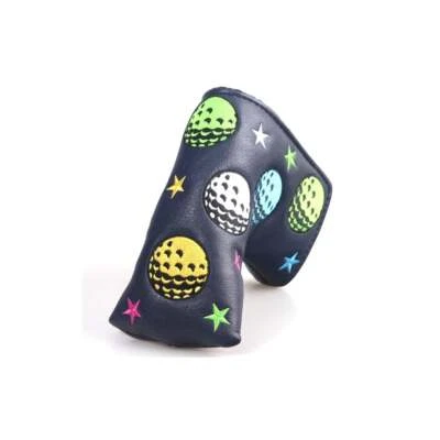 ***BRAND NEW*** Navy Colour Golf Ball Novelty Blade Putter Headcover
