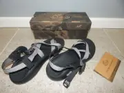 New Chaco Z Cloud 2 Excite B+W Sport Sandals 12 ~ Eu 43 ~ 29 CM Black and White