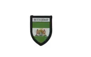 Patch printed embroidery travel souvenir shield city flag rotterdam netherlands