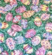 Longaberger Basket Small Garter in Easter Egg Fabric - new