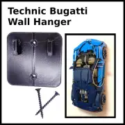 3D Printed Custom Wall Mount for Lego Technic Supercar Bugatti Chiron #42083
