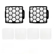 2 Post + 4 Foam and Felt Filters for Shark Navigator Zero-M Self-Cleaning Brushroll, Parts 1238FT60 and 1239FT60