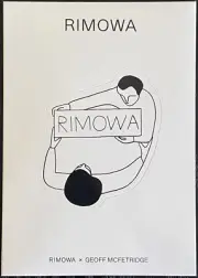 Authentic RIMOWA x Geoff McFetridge Luggage Sticker (No. 3)