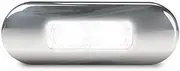 Hella DuraLED Flush Mount Front Position/End Stainless Steel Rim Outline Lamp