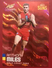 2020 AFL Select Footy Stars Prestige RED PARALLEL ANTHONY MILES LOW 006/170