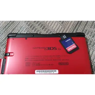 任天堂 NINTENDO 3DS LL 紅色主機＋魔物獵人 系列遊戲3份合售（已B9S）