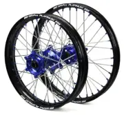 Husqvarna TC250 2014-2024 SM Pro Wheel Set 21/18 Black Rim Blue Hub