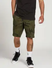 Volcom Vmonty Stretch 22" Mens Camo Shorts Size 30 - NEW w/Tags - MSRP $50