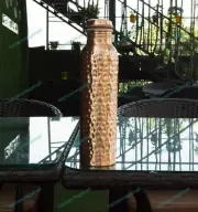 Hammered Copper Bottle Meant For Drinking Water Bottle Ayurveda And Yoga Bottle