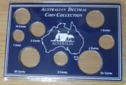AUSTRALIAN Empty DECIMAL COIN COLLECTION Soft Plastic WALLET 1c - $2 Coins