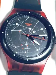 Swatch System 51 Red Star 40Worn