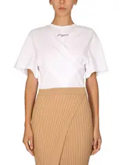 [Stella McCartney] Stella McCartney-Twisted T-Shirt-Donna 40