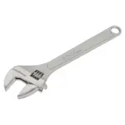 Sealey Adjustable Wrench 375mm Capacity 43mm Chrome Plated Finish S0454