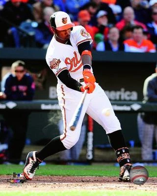 ADAM JONES – BALTIMORE ORIOLES MLB LICENSED 8x10 ACTION PHOTO