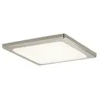 Kichler 44249LED30 Zeo 13"W Edge Lit LED Flush Mount Square - Nickel