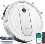 Airzeen Robot Vacuum Cleaner and Mop 4000Pa, Smart Navigation, Sweep/Vacuum/Mop 3-in-1, J10 Vacuum Robot with Auto Carpet Boost, 3-inch Slim, WiFi/APP/Alexa/Remote, for Pet Hair Hard Floor Carpet