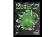 Rick And Morty 90S Rave Rickvival Rick Framed Poster (Black/White/Green) (40cm x 30cm)
