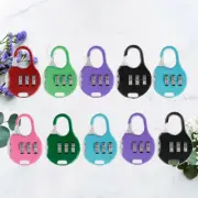 10pcs Colorful Password Padlock Security Combination Lock Coded Lock Metal