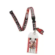 Super Mario Odyssey Lanyard+ID Holder And Rubber Key Fab Collectible Sticker