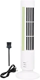 Silent Tower Fan - Tower Fan For Bedroom | ABS Low Noise Standing Air Fan | MultiPurpose Quiet Floor Fan | Standing Fan Quiet Bladeless | Energy Efficient Tower Fan For Work Area Dormitory Home Travel