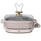 5 in 1 Electric Skillet - Expandable up to 7 Qt, Porcini Taupe by Drew Barrymore