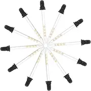 Ipetboom 1 Set Graduated Glass Droppers Laboratory Pipettes with Straight Bent Tips for Accurate Liquid Measurement Durable Design for Home and Professional Use