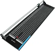 Manual Guillotine Paper Cutter, Heavy Duty Metal Guillotine Paper Cutter, Precision Rotary Paper Trimmer, 600mm/970mm/1250mm Cutting Width for Craft Paper, Photo, Film, Card, Stock, Office(125cm)