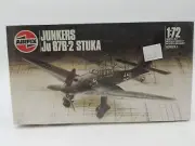 AirFix Junkers JU 87B-2 Stuka 1:72 Series 2 #02049 Model Kit Complete Vintage