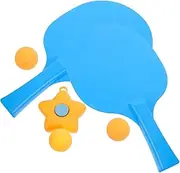 1Set Hanging Table Tennis Trainer Kit Table Tennis Exercising Equipment with Rackets Balls Sports for Parents Enhance Skills Coordination