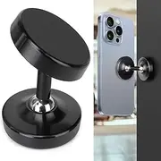 Dual Magnetic Phone Mount Gym Accessories,Magnetic Mount Phone Holder for Gym - 360° Adjustable Magnet Cell Phone Mount Compatible with iPhone,Huawei, Samsung, LG, GPS, Sony