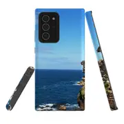 For Samsung Galaxy Note 20 Ultra Case, Tough Armor Back Cover, Ocean Cliffs
