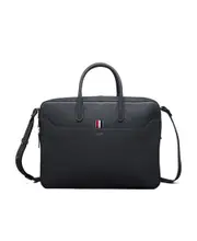 pebble grain-leather business bag One size dark gray