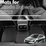 for Skoda Superb (B8, typ 3V)2015-Current, Premium Car Floor Mats