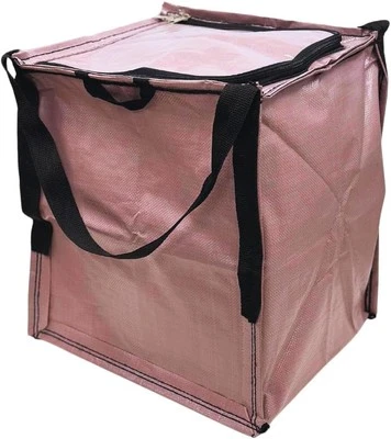DURASACK Heavy Duty Storage Tote Bag with Zipper Top 22-Gallon Single, Mauve