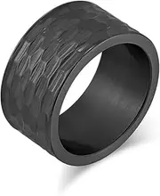 [Generic] Honeycomb patterned titanium steel ring, men's domineering and personalized accessory, finger ring
