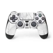 Marble PS4 Controller Skin - White Marble