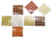 Replacement stickers for you Rubiks´s cube 4x4 range Gold square cut