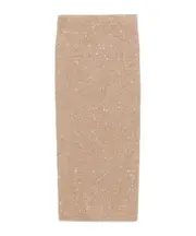 D.exterior Sparkle Pencil Skirt CAMEL