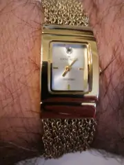 ANNE KLEIN ELEGANT WATCH WITH GENUINE DIAMOND WITH TAGS LADIES - OFC-13