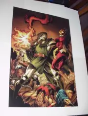 Avengers Poster #76 vs Doctor Doom Spider-Man Ares Sentry Mark Bagley