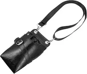 minkissy Hair Scissor Holder Pouch Professional Leather Barber Scissors Waist Bag with Multiple Pockets for Easy Storage for Hairdressers and Salon Use