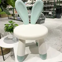 在飛比找momo購物網優惠-【Ashley House】超萌兔兔安全兒童椅玩具椅/椅凳(