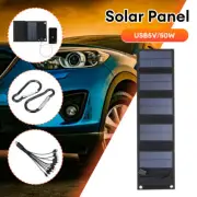 Foldable Solar Charger Camp Portable SunPower Solar Panel Waterproof For Phone