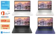 2024 HP Laptop Computer 14" HD Notebook Intel Celeron 16GB RAM 320GB Storage