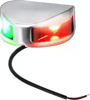 #316 Stainless Steel Boat Navigation Light, LED Bow Light for Boat,Marine LED Na