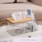 Wood Tissue Paper Holder Nordic Desktop Storage Box Tissue Box Table