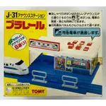 絕版美品 PLARAIL J-31 站長公告 有聲車站 場景 TOMY 多美火車 二手